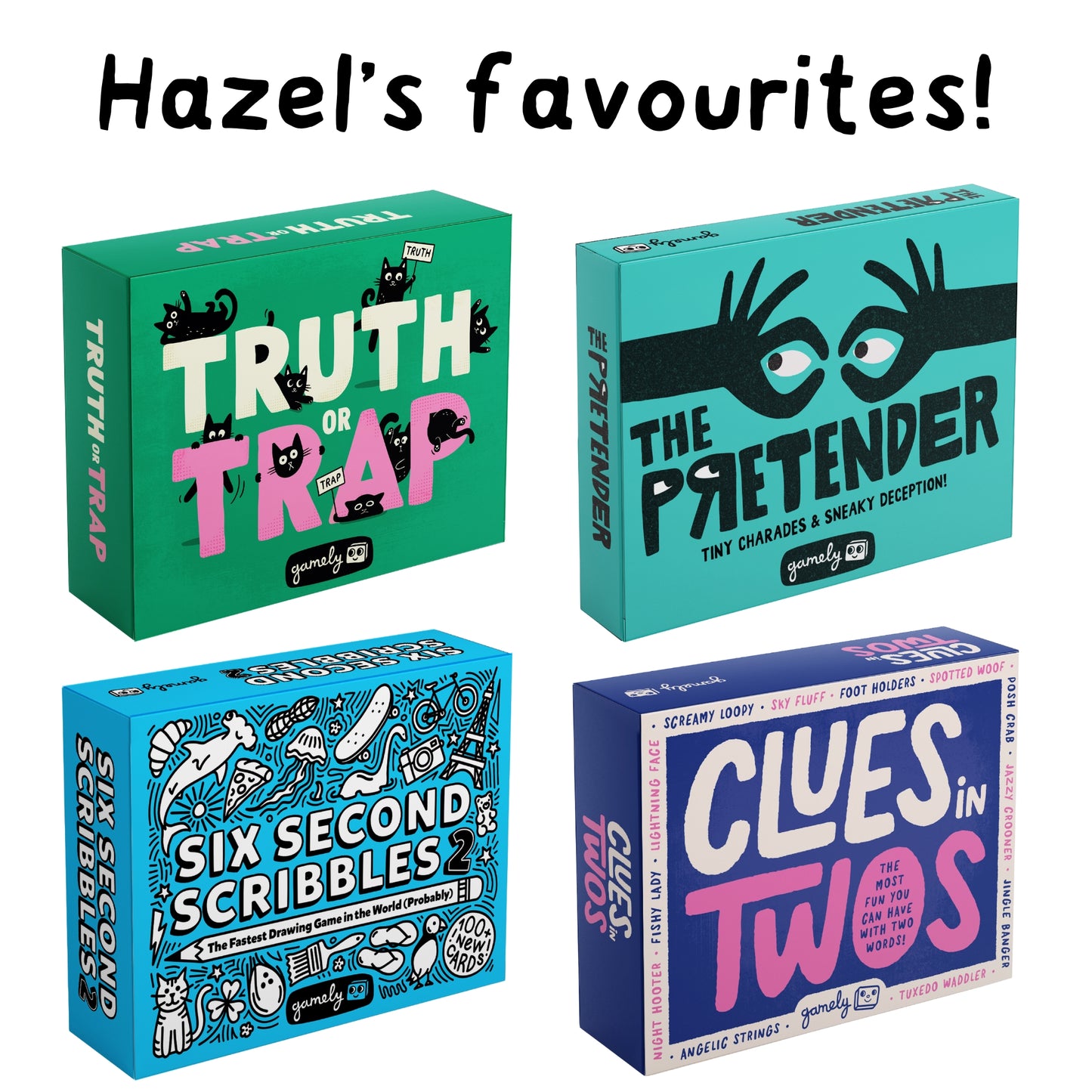 Hazel's favourites!